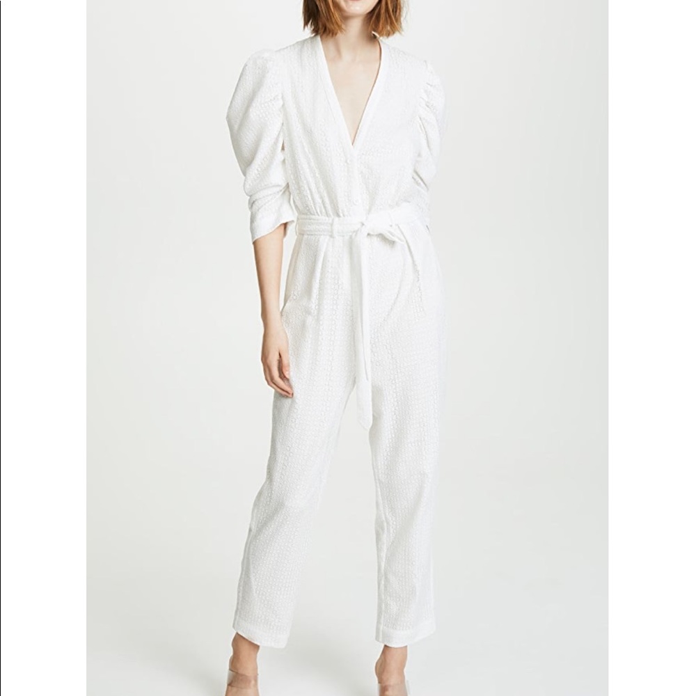 Ronny Kobo White Joesitta jumpsuit